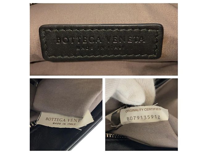Borsa a Spalla in Pelle Bottega Veneta Nera Nero - vista 6