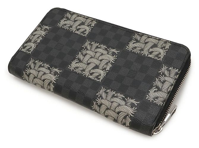Zippy Organizer Geldbörse Damier Graphite Louis Vuitton Schwarz - Ansicht 2