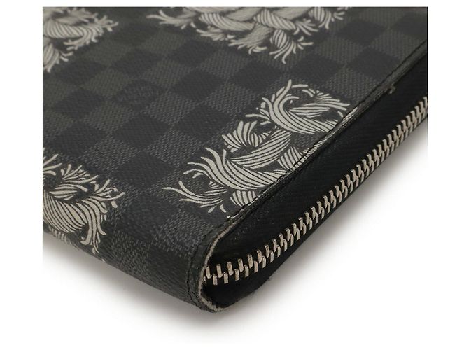 Zippy Organizer Geldbörse Damier Graphite Louis Vuitton Schwarz - Ansicht 3