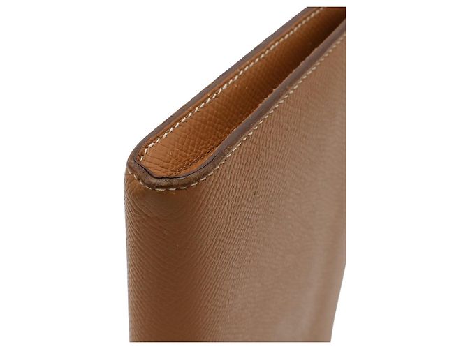 Hermès Portafoglio Lungo in Pelle L-Zip Remix Combine Hermes D'oro Metallico - vista 4
