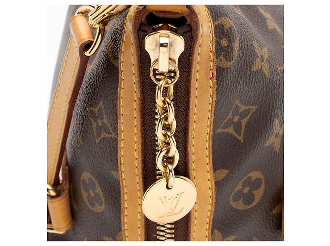 Borsa Tote Palermo PM in Tela Monogram Louis Vuitton Marrone - vista 10