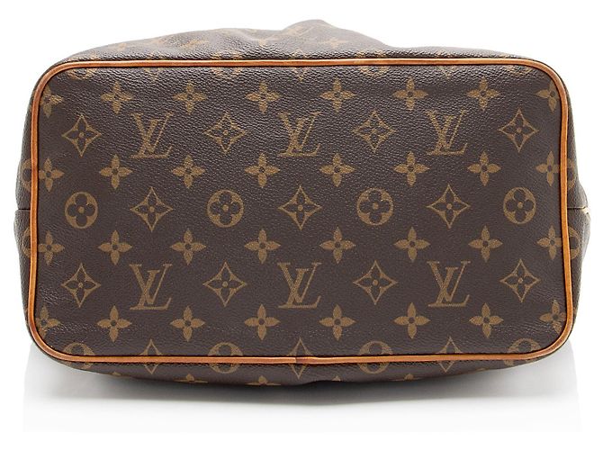 Borsa Tote Palermo PM in Tela Monogram Louis Vuitton Marrone - vista 4