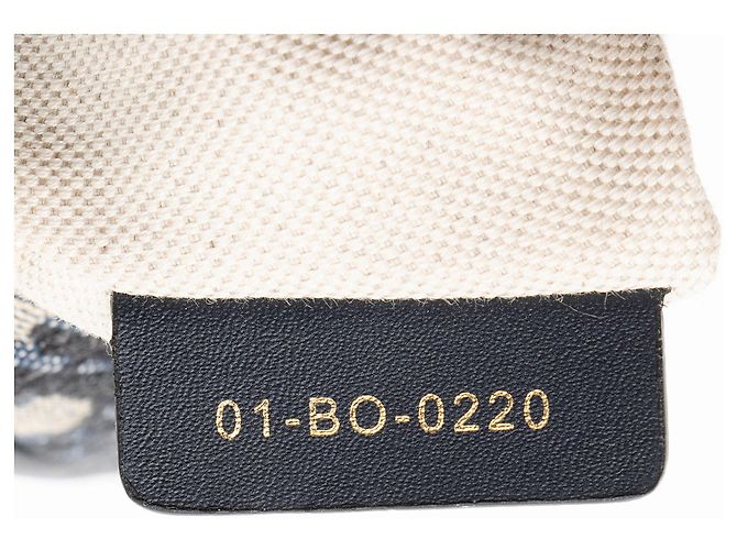 Mini Bolsa Saddle Oblique Dior Azul - vista 6