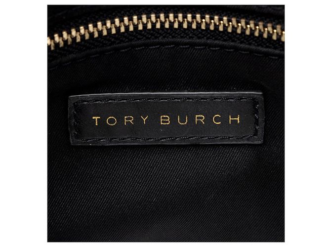 Borsa a Spalla in Pelle Savannah con Catena Tory Burch Nero - vista 7