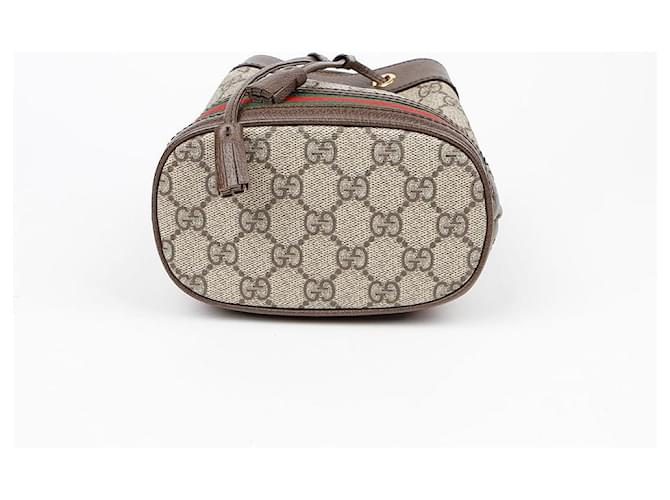 Gucci Ophidia Mini Eimer Schultertasche Braun - Ansicht 5