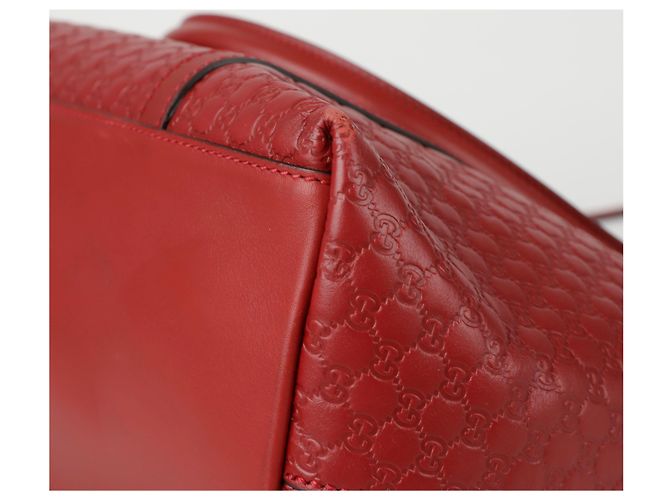 Gucci Bolso de Hombro Micro Shima Roja - vista 11