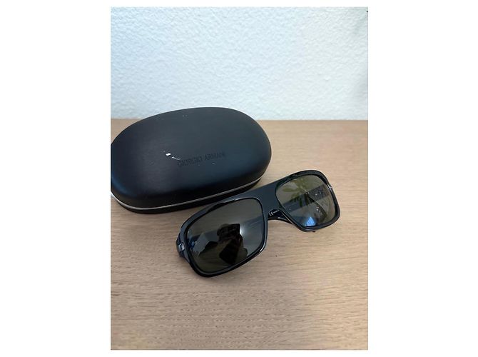 Gafas de sol negras Giorgio Armani Negro - vista 2