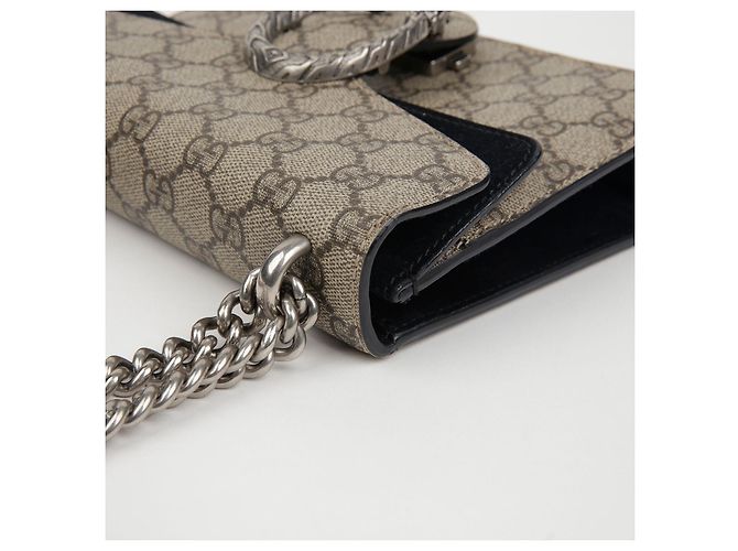 Gucci Borsa a tracolla mini catena Dionysus Nero - vista 10