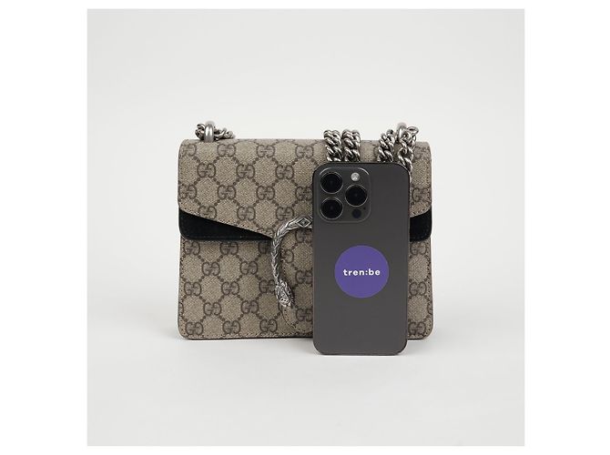 Gucci Borsa a tracolla mini catena Dionysus Nero - vista 11