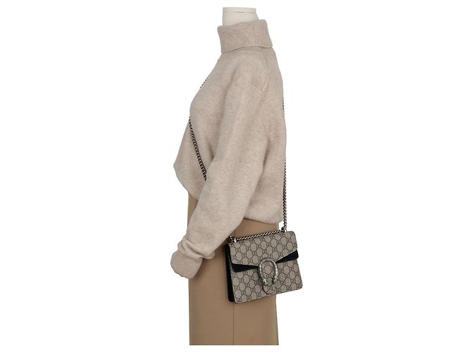 Gucci Borsa a tracolla mini catena Dionysus Nero - vista 15