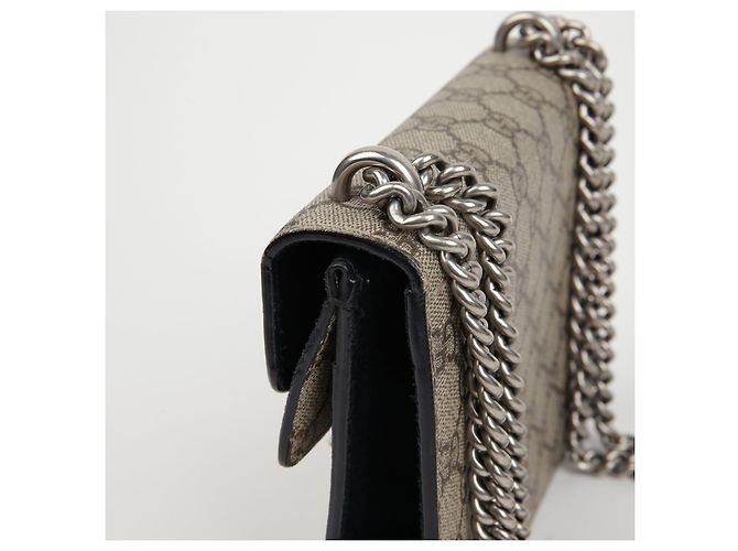 Gucci Borsa a tracolla mini catena Dionysus Nero - vista 5