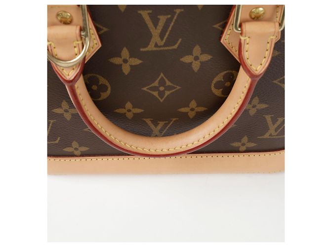 Louis Vuitton Borsa Tote Alma BB Marrone - vista 10