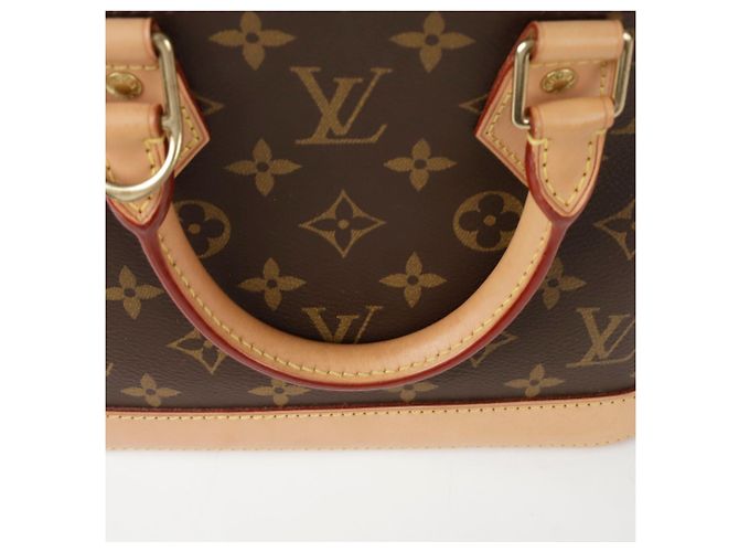 Louis Vuitton Borsa Tote Alma BB Marrone - vista 11