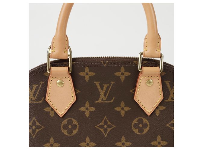 Louis Vuitton Borsa Tote Alma BB Marrone - vista 2