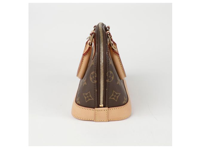Louis Vuitton Borsa Tote Alma BB Marrone - vista 3