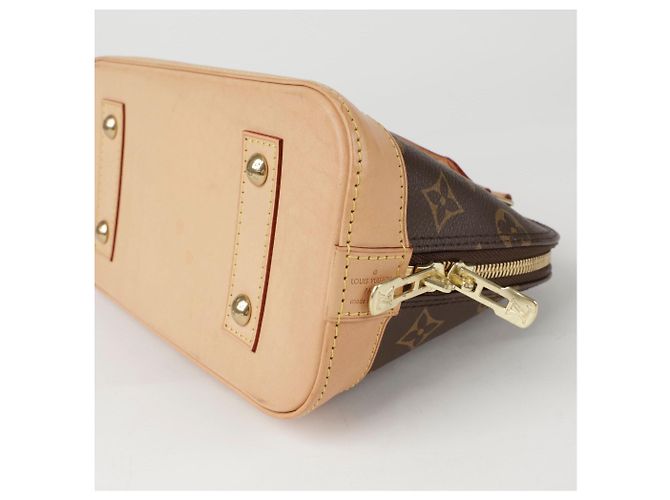 Louis Vuitton Borsa Tote Alma BB Marrone - vista 6