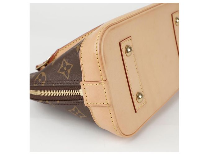 Louis Vuitton Borsa Tote Alma BB Marrone - vista 8