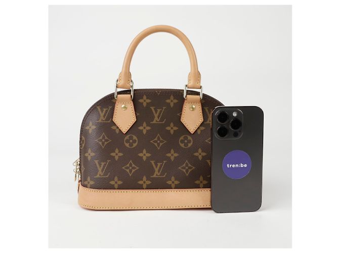 Louis Vuitton Borsa Tote Alma BB Marrone - vista 9