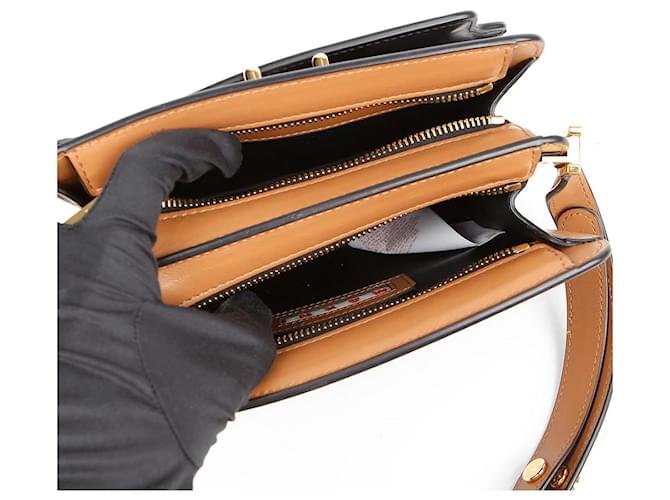 Marni Mini borsa a spalla incrociata Reverse Trunk Nero - vista 11