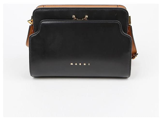 Marni Mini borsa a spalla incrociata Reverse Trunk Nero - vista 2