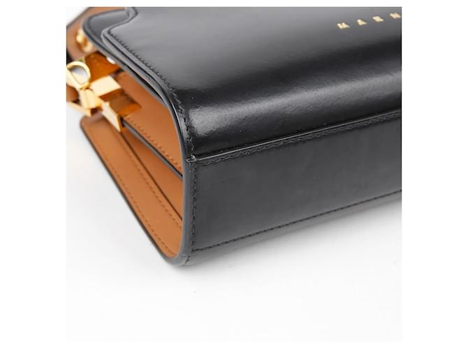 Marni Mini borsa a spalla incrociata Reverse Trunk Nero - vista 7