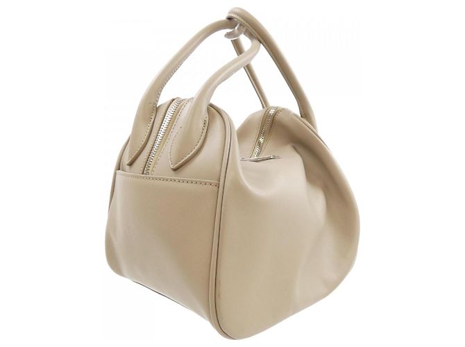 Autre Marque Bolsa de couro COCOCELUX GOLD Bege - vista 2