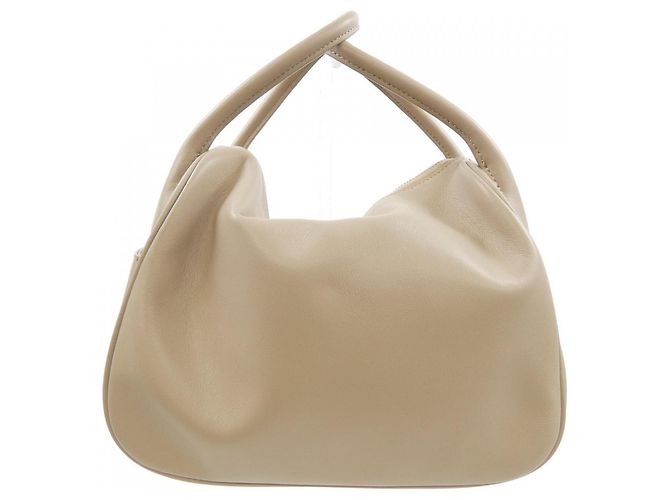 Autre Marque Bolsa de couro COCOCELUX GOLD Bege - vista 3