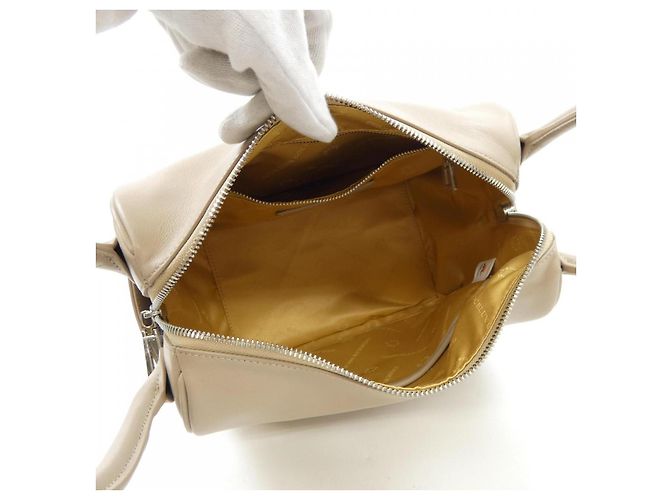 Autre Marque Bolsa de couro COCOCELUX GOLD Bege - vista 6