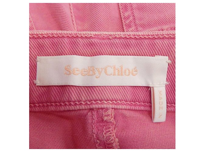 Chloé Jeans See By Chloe Rosa - vista 4