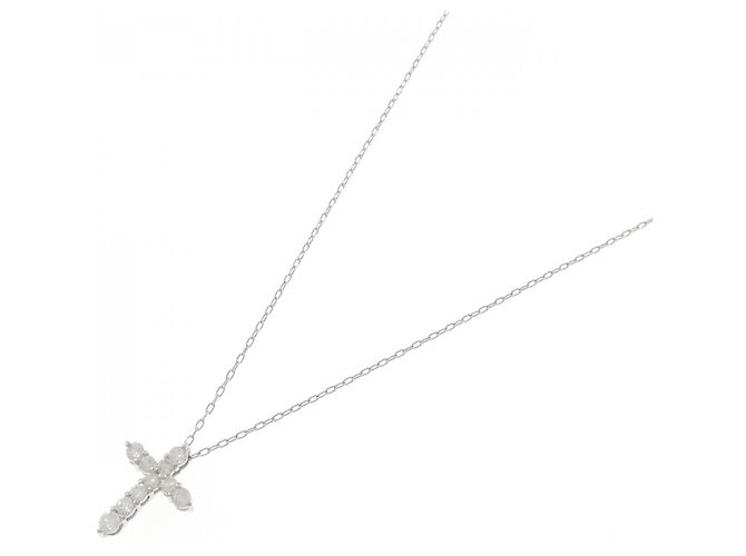 Autre Marque Collana in diamante Pt900/Pt850 Argento - vista 2