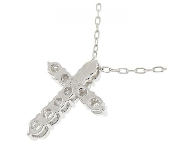 Autre Marque Collana in diamante Pt900/Pt850 Argento - vista 4
