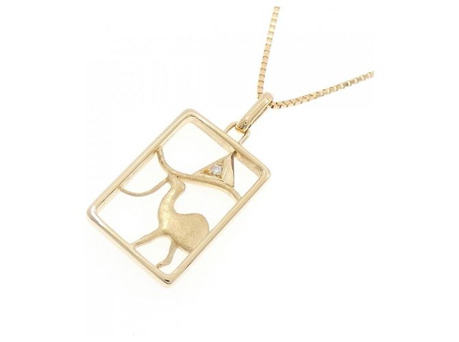 Autre Marque Collier en diamant Au750 Doré - vue 3