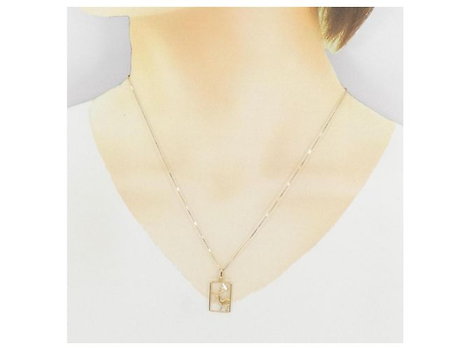 Autre Marque Collier en diamant Au750 Doré - vue 6