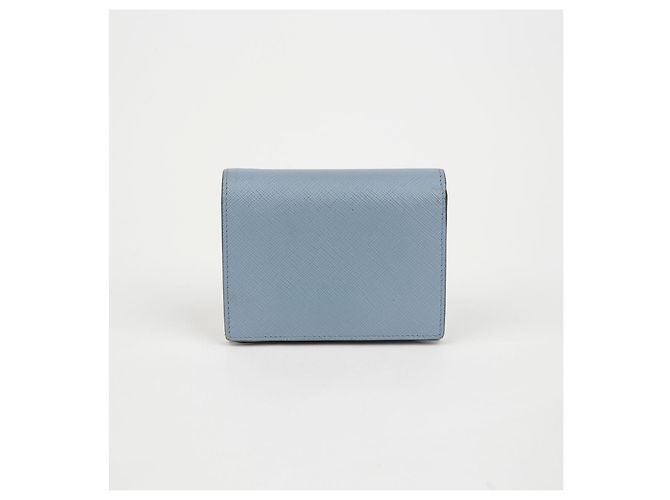 Prada Billetera compacta con logo de metal Multicolor - vista 4