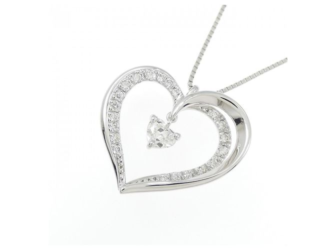 Autre Marque Collana in diamante in oro bianco Au750 Argento - vista 3