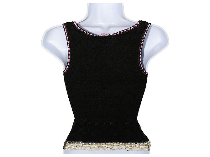 Schwarze Wollbluse von Christian Dior Pink - Ansicht 2