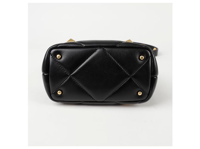 Valentino Borsa a mano Roman Stud Small Nero - vista 7