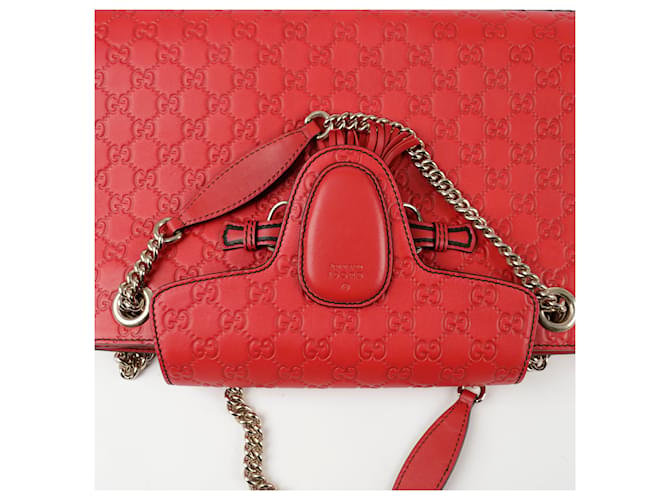Gucci Borsa a tracolla Emily Rosso - vista 12