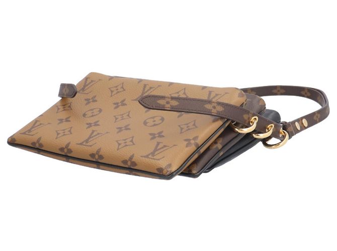 Borsa a Spalla Pochette Monogram Reverse Louis Vuitton Marrone Monogramma - vista 5