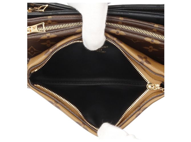 Borsa a Spalla Pochette Monogram Reverse Louis Vuitton Marrone Monogramma - vista 6
