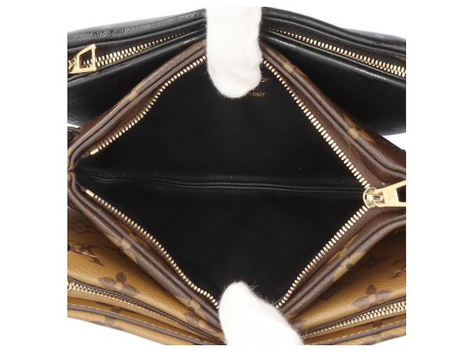 Borsa a Spalla Pochette Monogram Reverse Louis Vuitton Marrone Monogramma - vista 7