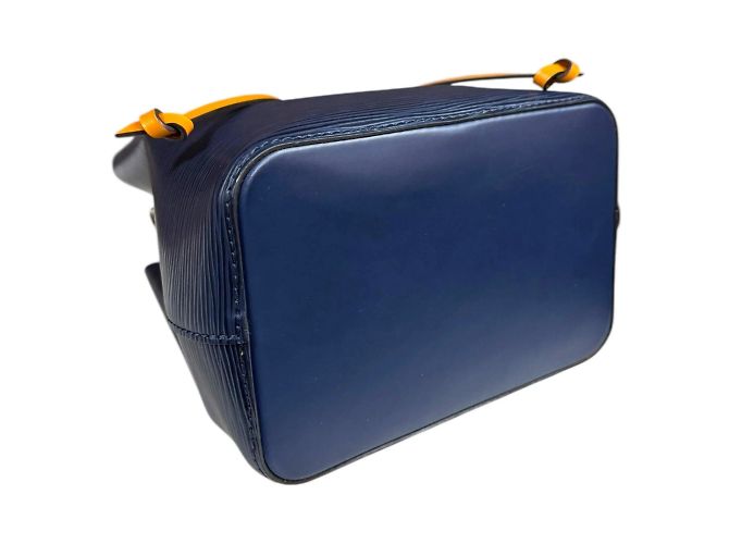 Néonoé Borsa a Spalla NeoNoe BB in Pelle Epi Louis Vuitton Arancione Blu navy - vista 6