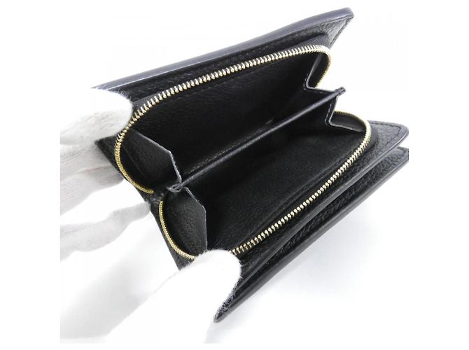Louis Vuitton Monogram Empreinte Portemonnaie Claire Schwarz - Ansicht 7