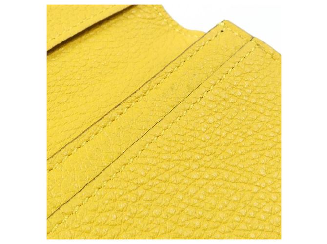Fendi Leather Card Case in Yellow - view 5