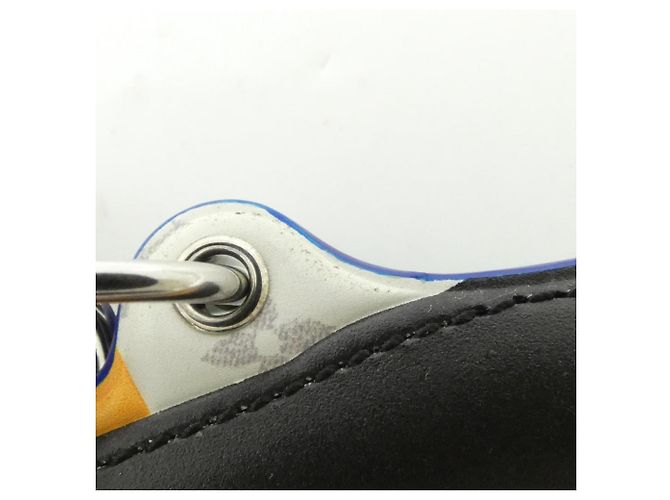 Louis Vuitton Monogramm Schlüsselanhänger LV Porträt M01402 Hellgrün - Ansicht 4