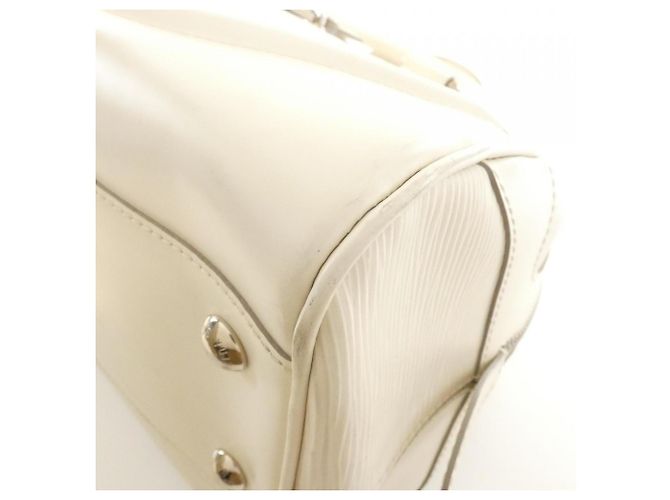 Borsa Louis Vuitton Epi Bowling Montaigne GM Bianco sporco - vista 3