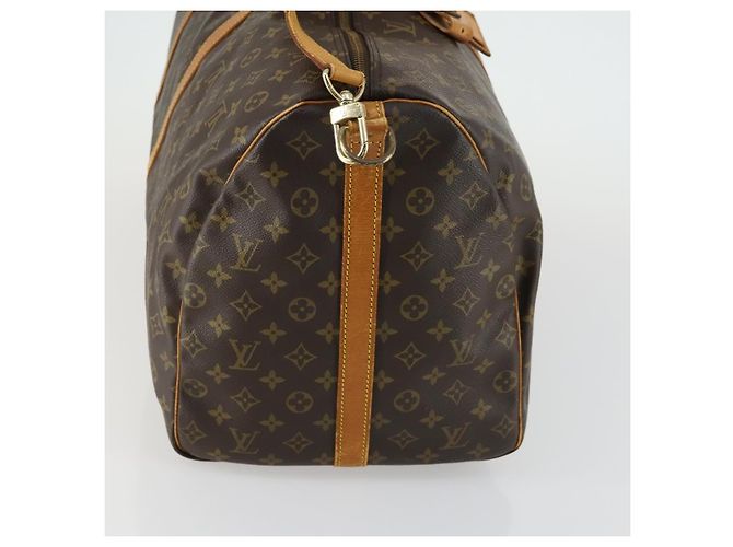 Louis Vuitton Keepall Bandouliere Monogram Canvas 60 Marrone - vista 4