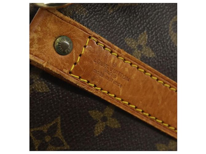Louis Vuitton Keepall Bandouliere Monogram Canvas 60 Marrone - vista 6