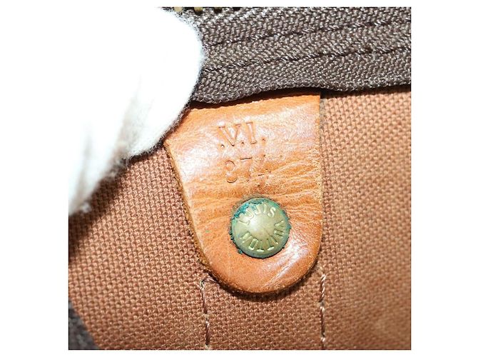 Louis Vuitton Keepall Bandouliere Monogram Canvas 60 Marrone - vista 7