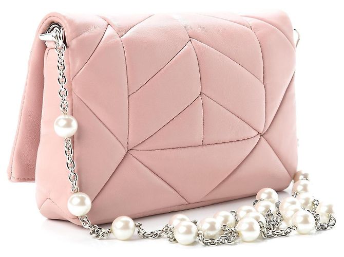 Miu Miu Gepolsterte Umhängetasche Pink - Ansicht 3